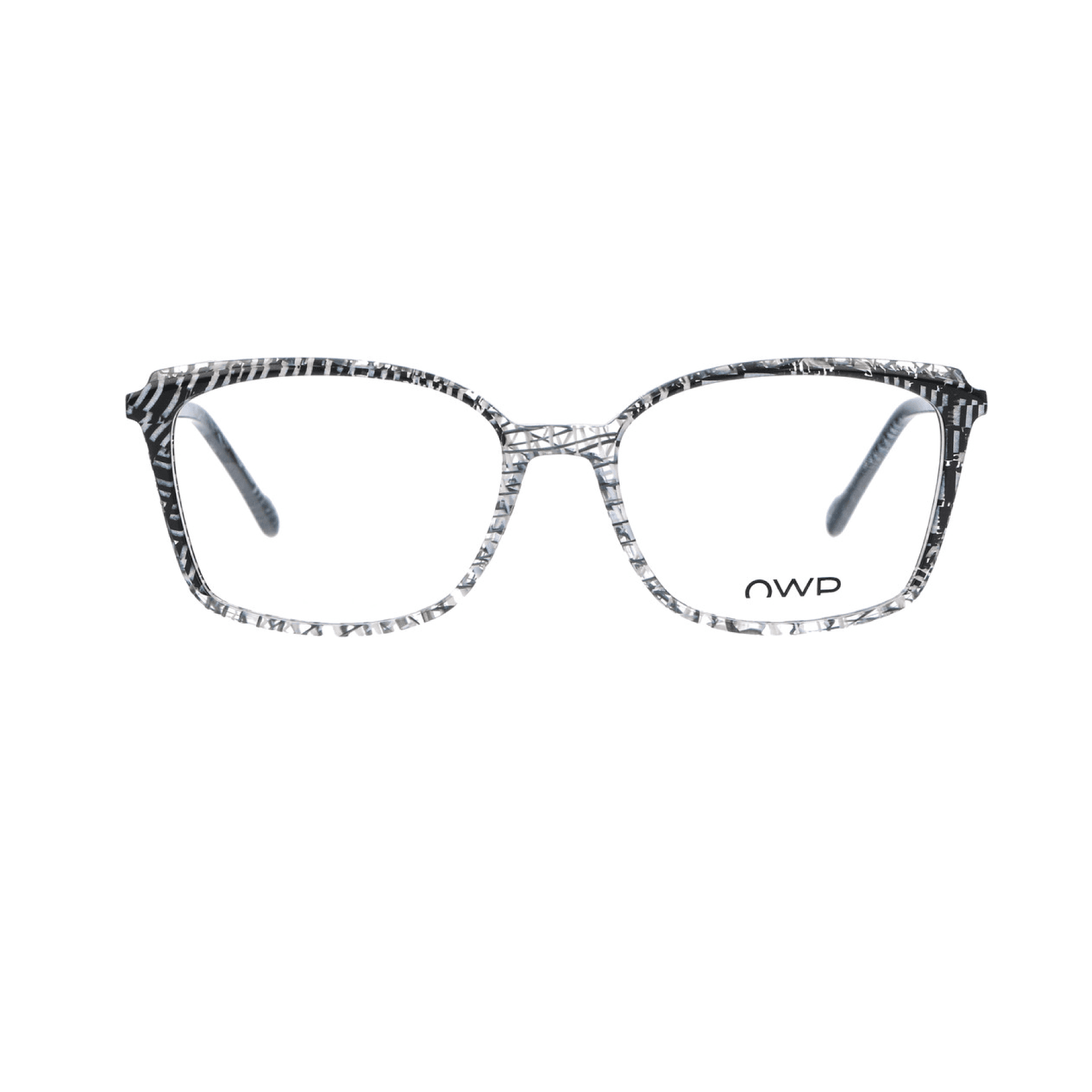 OWP PLASTIC, SILVER-CRYSTAL front view