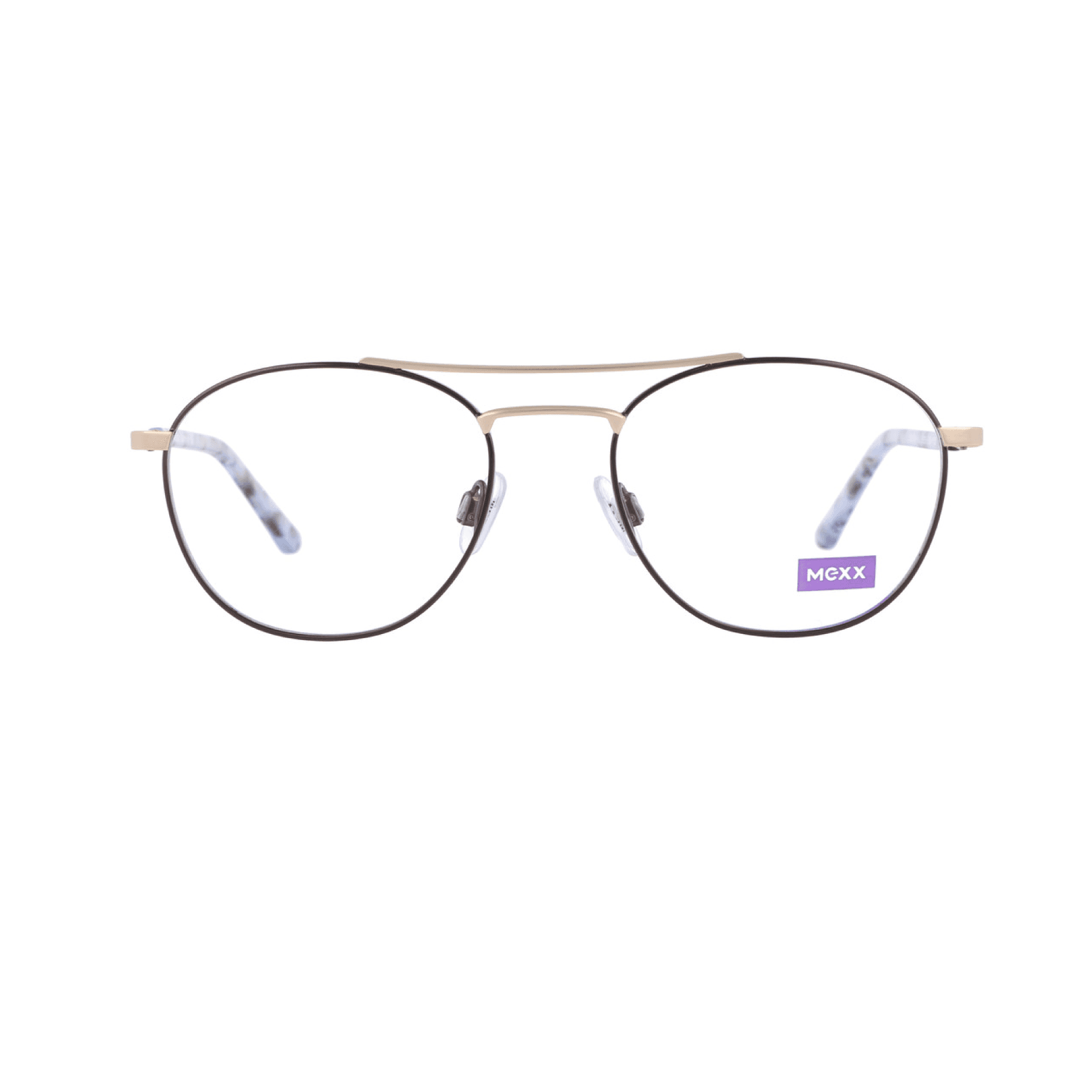 MEXX JUNIOR METAL, UMBER-GOLD front view